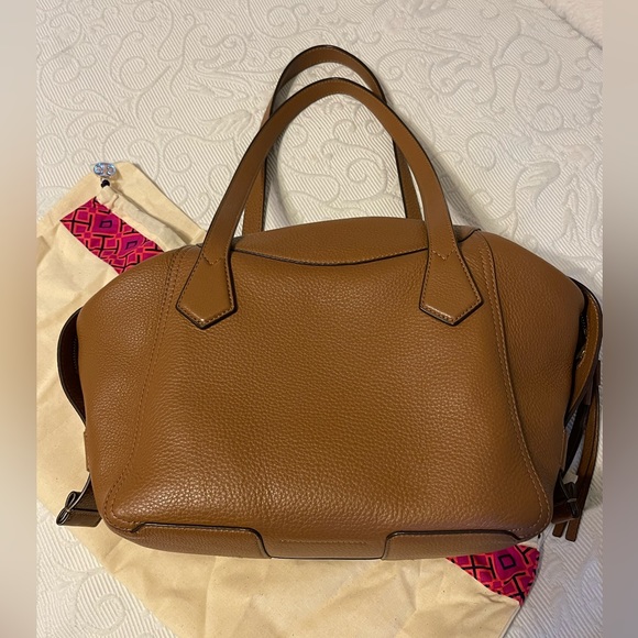 Tory Burch Perry Satchel in Brown Leather - Picture 8 of 13